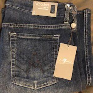 NWT 7 For All Mankind 'a' pocket